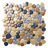 Blujellyfish Glazed Blue Mosaic Ceramic Pebble Porcelain Tile Swimming Pool