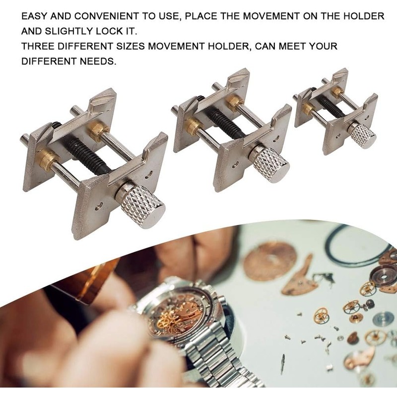 Soporte de movimiento de reloj, herramienta de reparación de reloj