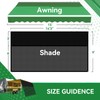 RVINGPRO 9' x 14'3'' RV Awning Shade Screen with Zipper,