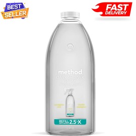 Method Daily Shower Spray Cleaner Refill, Eucalyptus Mint, 68 Ounce