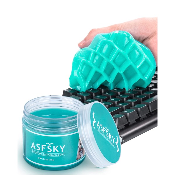 ASFSKY Car Putty Car Cleaning Gel Car Cleaner Gel Detailing Putty Dust Cleaning Tool for PC Tablet Laptop,Car Vents,Car Interiors,Home,Printers,Electronics Cleaning Putty,Pet Hair