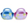 Set of 2 Easter Baskets White Bunnies Pink and Blue
