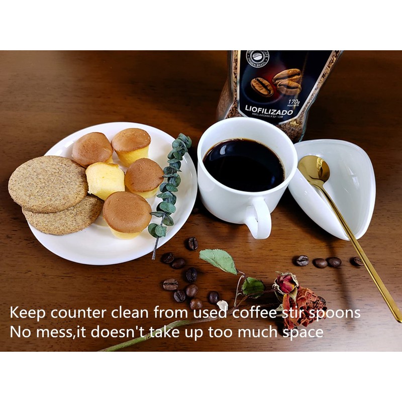 Coffee Spoon Rest, Mini Coffee Spoon Holder, Small Ceramic Spoon
