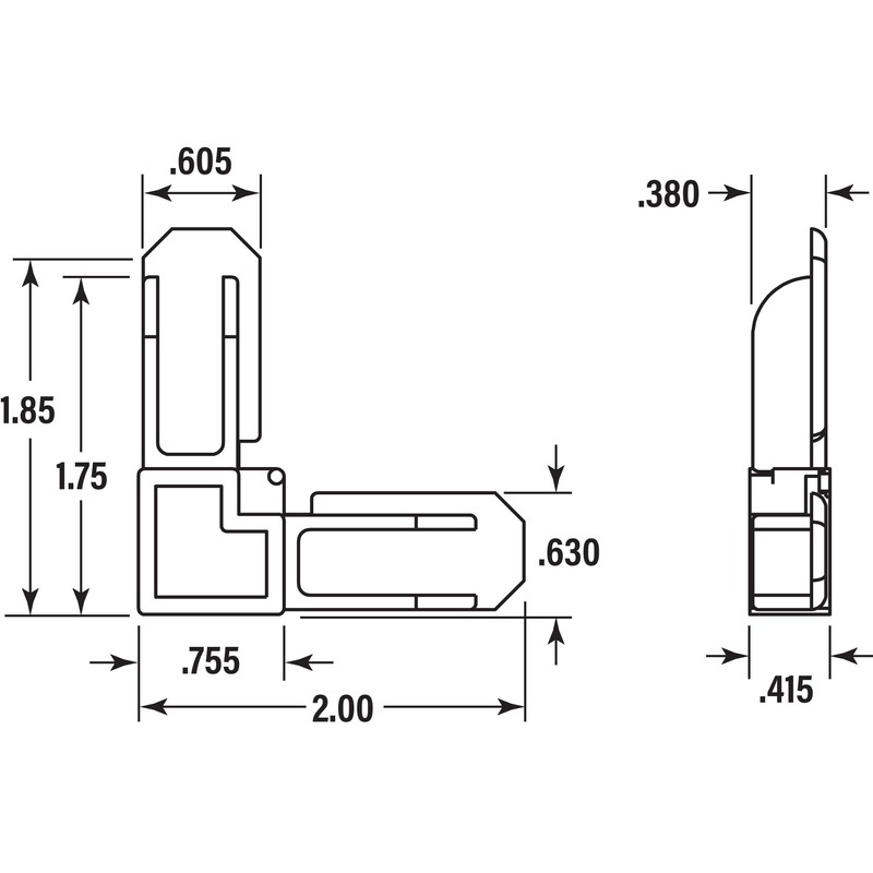Prime-Line PL 7726 3/4 In. x 7/16 In. Screen Frame