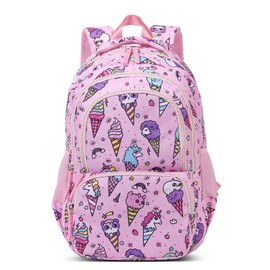 CLUCI Kids Backpack for Girls Bookbags Preschool Backpack Toddler Daycare School Bag Elementary Kindergarten Lightweight Waterproof Pink Unicorn
