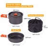 Sirius Survival 12 Piece Camping Cookware Set - Portable Mess