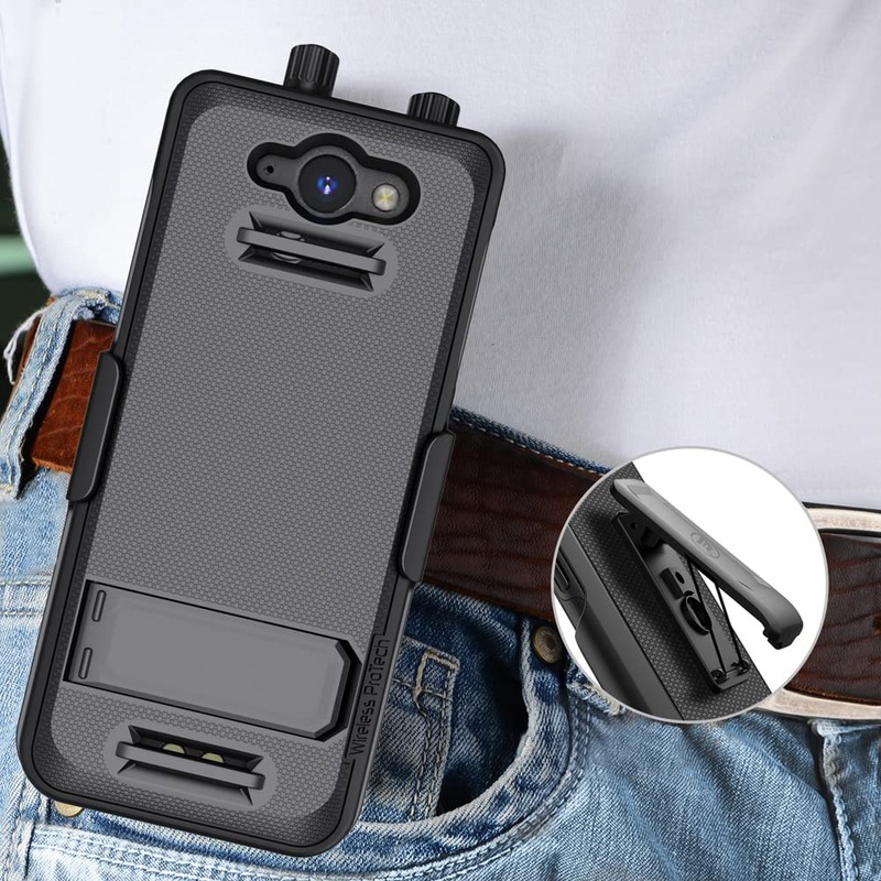 Wireless ProTech Case Compatible with Sonim XP5PLUS (XP5900) (Knob and