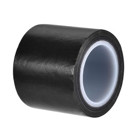 uxcell Heat Resistant Tape High Temperature Heat Transfer Tape PTFE Film Adhesive Tape 50mm Width 10m 33ft Length Black