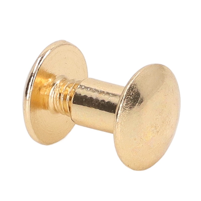 200 Sets Book Binding Screw Uniform Coating Curved Surfaces Brass
