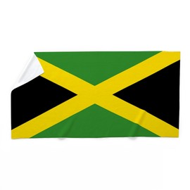 CafePress Jamaican Flag 30"x60" Absorbent, Soft Beach Towel