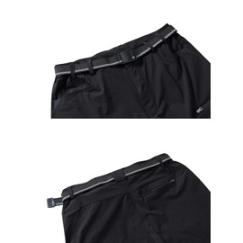 EKLENTSON Cargo Shorts Men Summer Hill Walking Shorts Quick Dry Lightweight Zip Off Outdoor Fishing Travel Safari Pants Black,30