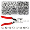 Veumoie Pearl Snaps for Fabric Snap Pliers, Metal Snap Button