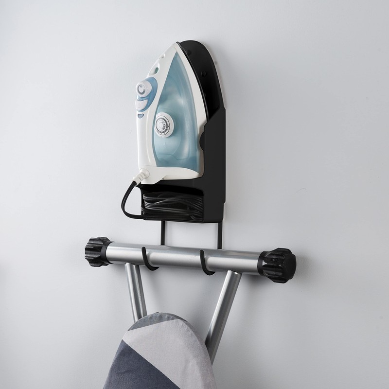 Laundry 360 Wall Mount Iron and Ironing Board Organizer |