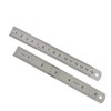 Glamified, Stainless Steel Ruler 15cm+20cm+30cm Office Ruler 3 Pieces Set