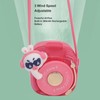 Cute Portable Neck Fan 3 Speeds Bladeless Mini Hanging Neck