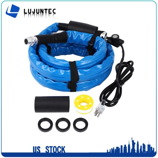 LJT For RV Heated Drinking Water Hose with Thermostat 15