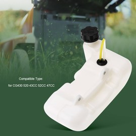 Raguso Plastic Trimmer Fuel Tank Brush Cutter Replacement Part Accessory Fuel Tank Assembly for CG430 520 43CC 52CC 47CC