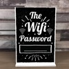 RED OCEAN WIFI PASSWORD Chalkboard Standing Plaque New First Home