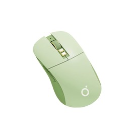 TISHLED Wireless Gaming Mouse Tri-Mode 2.4GHz/Bluetooth 5.0/Wired USB-C 5-Level DPI Rechargeable Ergonomic Silent Optical Mice for iMac/MacBook/Computer/Laptop, Matcha Green