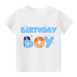 K-Acc Birthday Boy/Big Brother/Big Sister T-Shirt, 2-5 Years (US, Age, 2 Years, White)