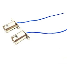 SAUTOP BA15s 1156 LED Light Bulb Socket,2pcs Car Lamp Holder for Single Contact Snap-in Socket Assembly for Car and Truck Tail Light