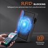 Pop-Up Wallet for Men - Slim Metal RFID Blocking Card