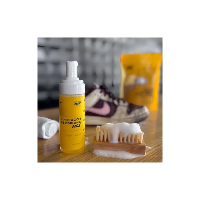 Kit De Limpieza Para Tenis Con Espuma Limpiadora Shoomax