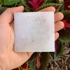Etched Selenite HAND MADE Charging Plate (1) - Metaphysical