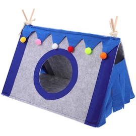 Mipcase Bunny Houses and hideouts Rabbit cage Accessories Hamster Hideout Rabbit Bed Rat Bed Tent Guinea Pig hides Rabbit hut Warm Keeping Hamster Tent Felt Cloth Winter Small pet Supplies