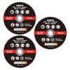 WORX WA6076.3 x3 76mm Metal Cutting Blades for WX801 Chopper