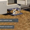 WADY RV Step Covers Non-Slip with Adjustable Buckle, Double-Layer Backing