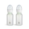 Munchkin Bond Silicone Coated Glass Baby Bottles - Anti-Colic Feeding
