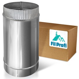 8 Inch-Length 12 inch. Stainless Steel Pipe. AISI 316. Slip Fit, Corrosion Resistant