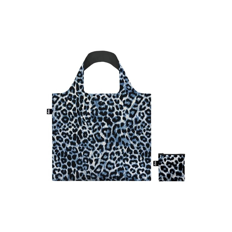 LEOPARD Twilight Recycled Bag, blue, L
