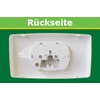 LIV Push Plate for Isosan/Verosan Flush-Mounted Cistern with 2 Quantities