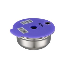 Bosch Tassimo Coffee Capsule Refillable Reusable Pod Capsule Stainless Steel Coffee Filter for Bosch Tassimo Series Coffee Machine (200ml)