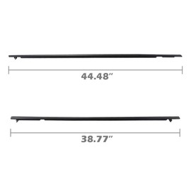 4PCS Weatherstrip Window Moulding Trim Seal Compatible with Honda Civic 2006-2011 Door Outside Trim Seal Belt Black