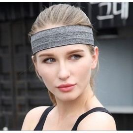 Sports Headband for Running, Fitness, and Yoga - Sweat-Absorbing & Anti-Slip One Size/Cherry Pink 15ea