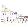 BOHS Montessori Bead Chains & Squares - Skip Counting, Multiplication,