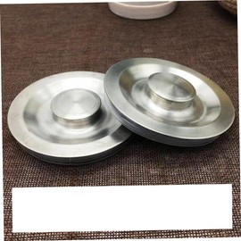 Operitacx 2 Sätze Bodenabflussabdeckung Spüle Stecker Spülensieb Geschlitzt Abflussstopfen Gegen Geruch Abflusssieb Für Die Spüle Badezimmerzubehör Waschbeckenabdeckung Silber 5 Stück * 2