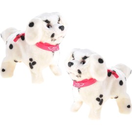 PowerTRC Cute Somersault Little Puppy | Barks, Sits, Walk, and Flips | Pet Toy Dog (2 Packs)
