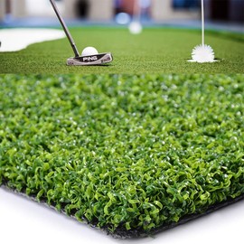 Golf Putting Green/Mat 1FTX63FT - Golf Training Mat Sprot Baseball Football Artificial Grass- Green Long Challenging Putter for Indoor/Outdoor