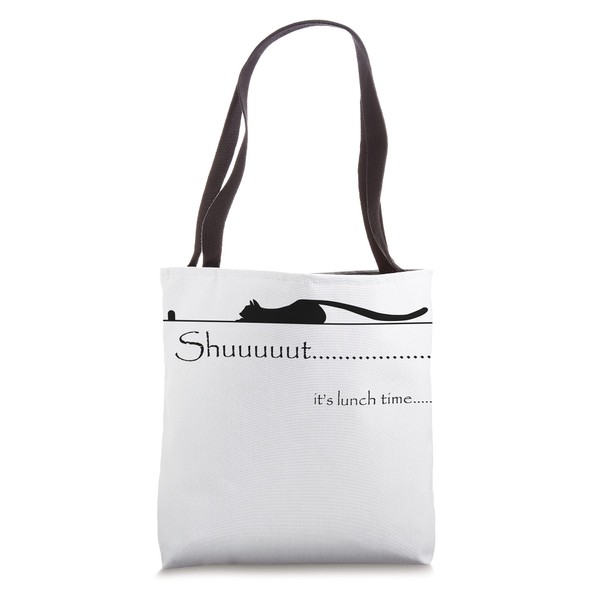 Cat preparing to lunch Tote Bag