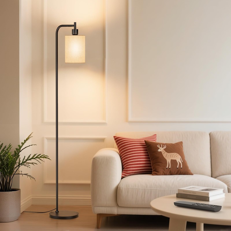 Beige Linen Lampshade Suitable for SIBRILLE BP-F072 Floor Lamp