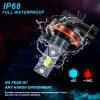 SHENKENUO 2x H11 LED Headlight Super Bright Bulb Kit HIGH/LOW