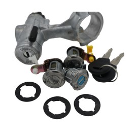 TTDYKX 4Pcs/Set Car Full Lock Cylinder Ignition Switch Starter Door Lock with Keys 99810-16G03 Compatible with Nissan D21 Pick-up