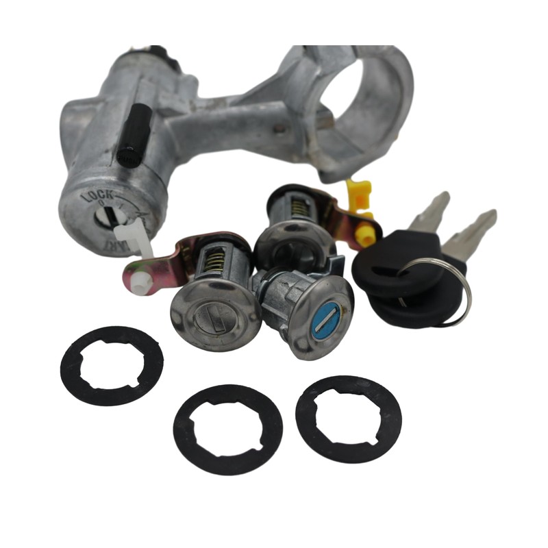 TTDYKX 4Pcs/Set Car Full Lock Cylinder Ignition Switch Starter Door