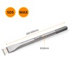 Nucraft Channel Chisel SDS-PLUS, 22 x 250 mm, Hollow Chisel