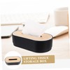 ABOOFAN Japanese Style Tissue Box Napkin Holder with Smooth Opening