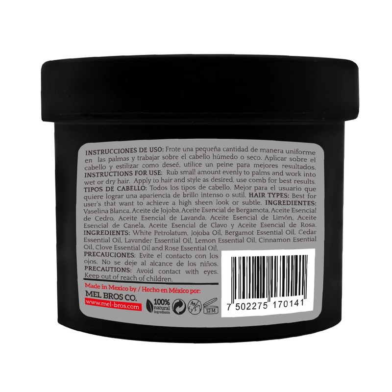 Mel Bros Co. - Hair Styling Pomade - Pomada para